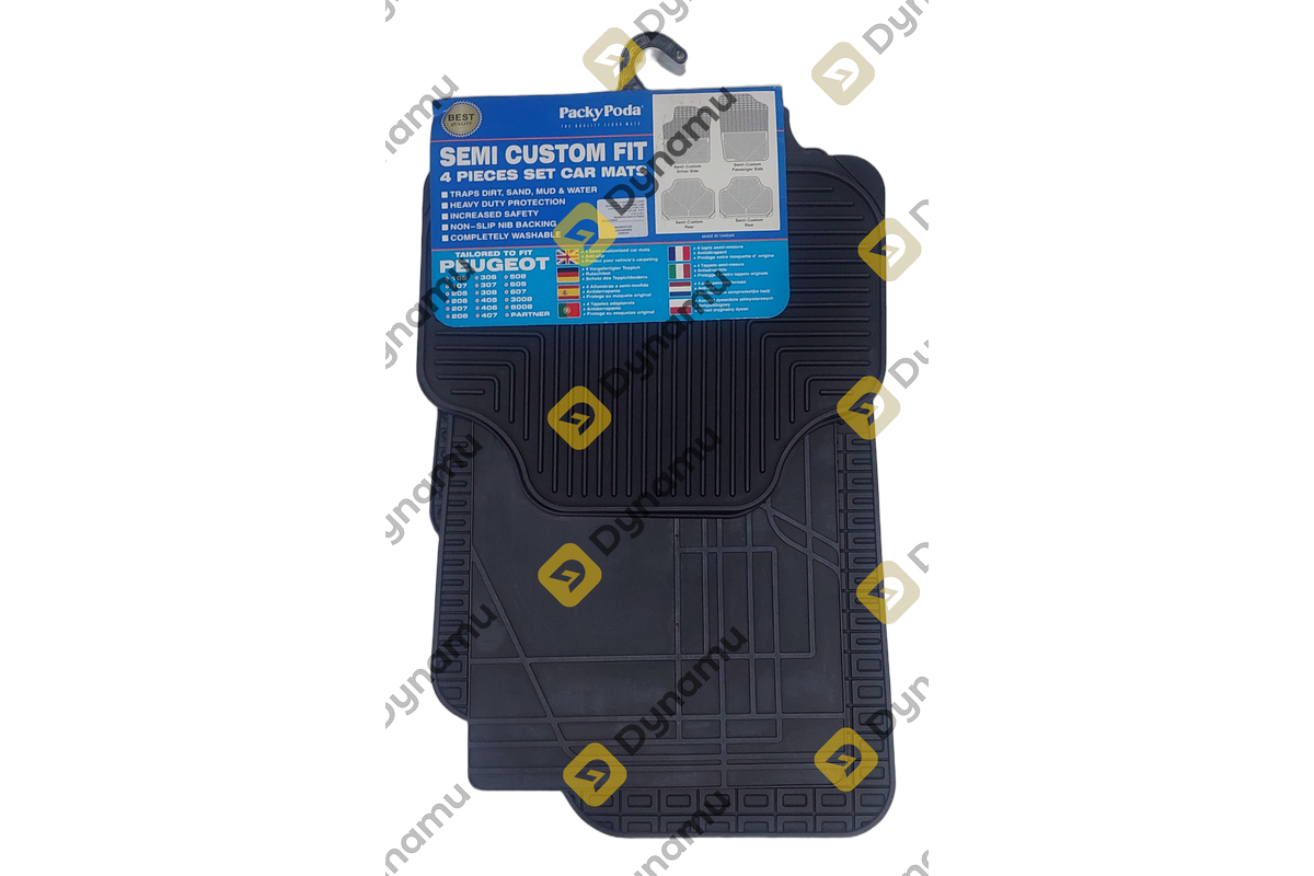Peugeot 4-piece car floor mat set